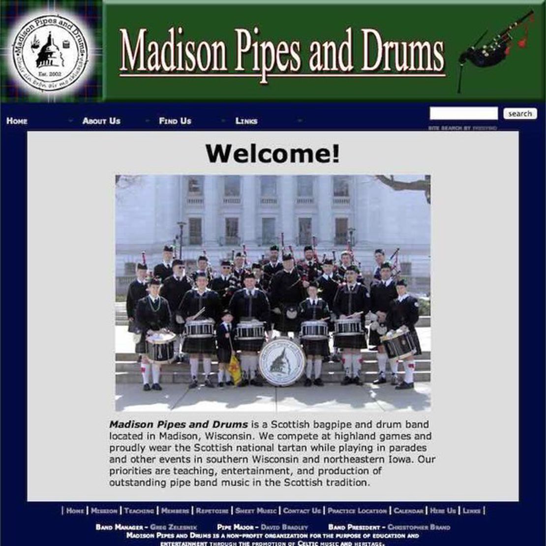 city of madison pipes and drums