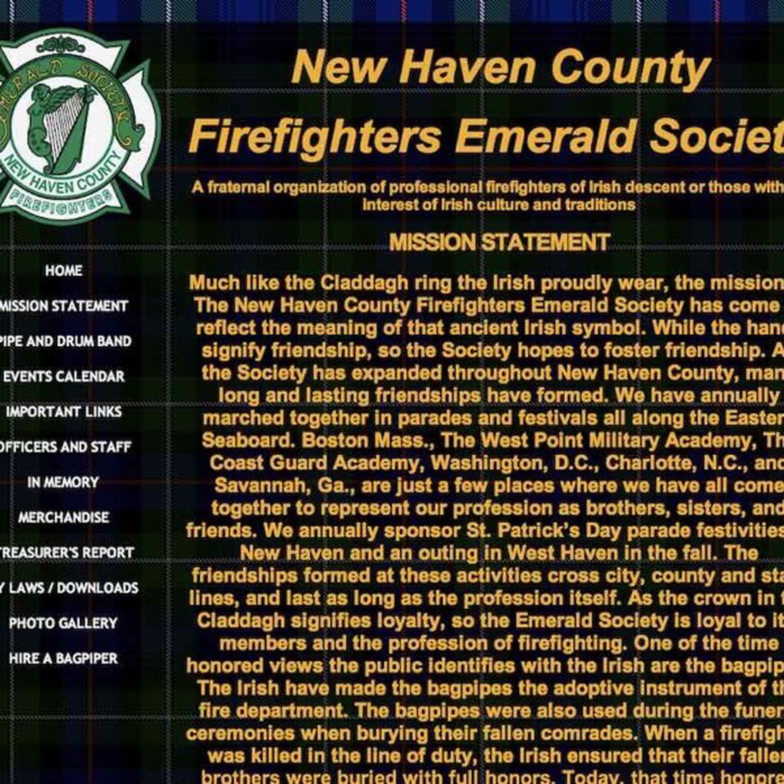 new haven county firefighters emerald society