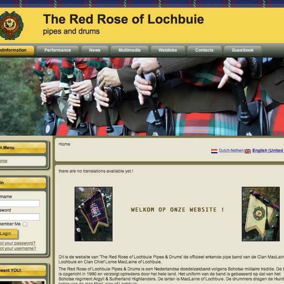 red rose of lochbuie pipes and drums