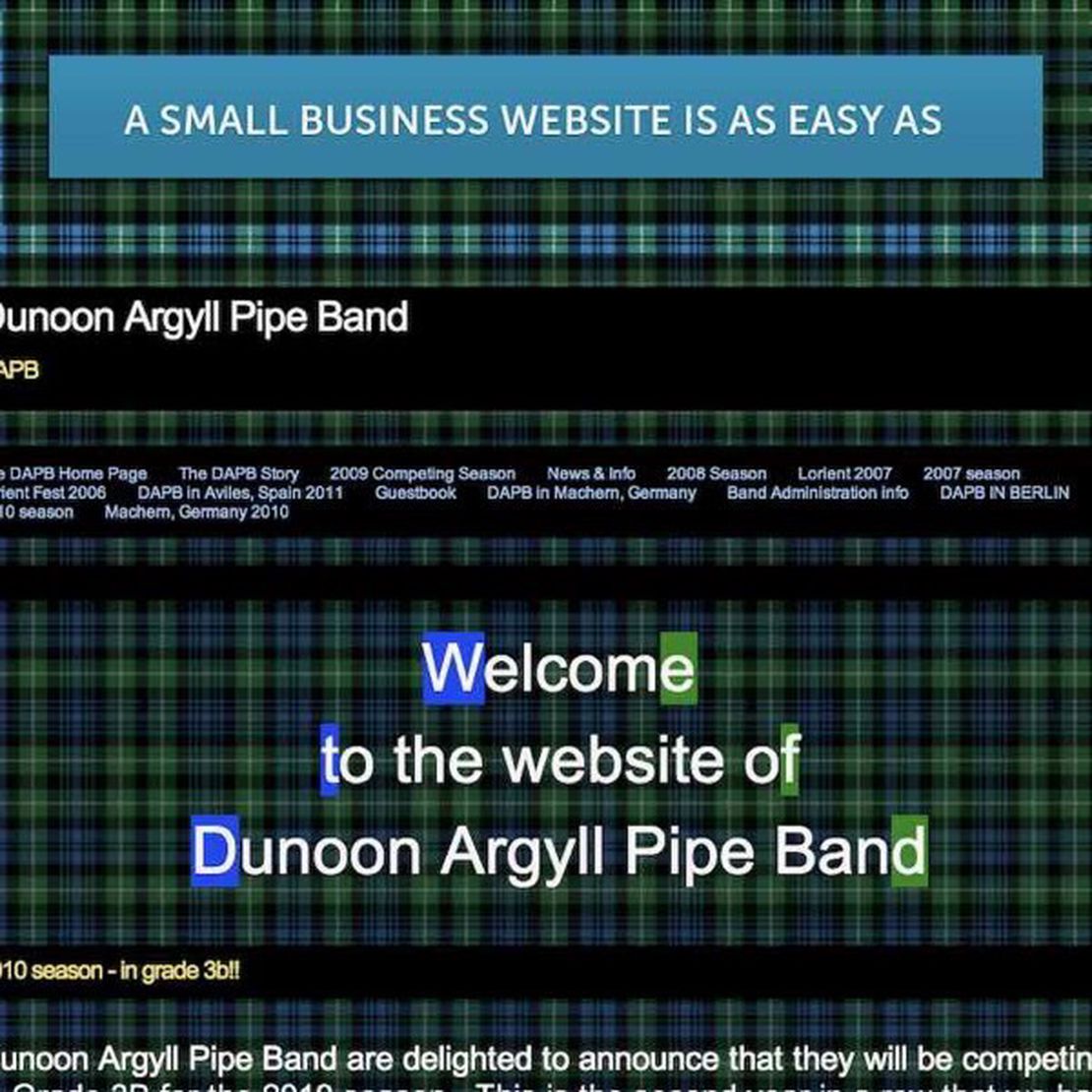 dunoon argyll pipe band