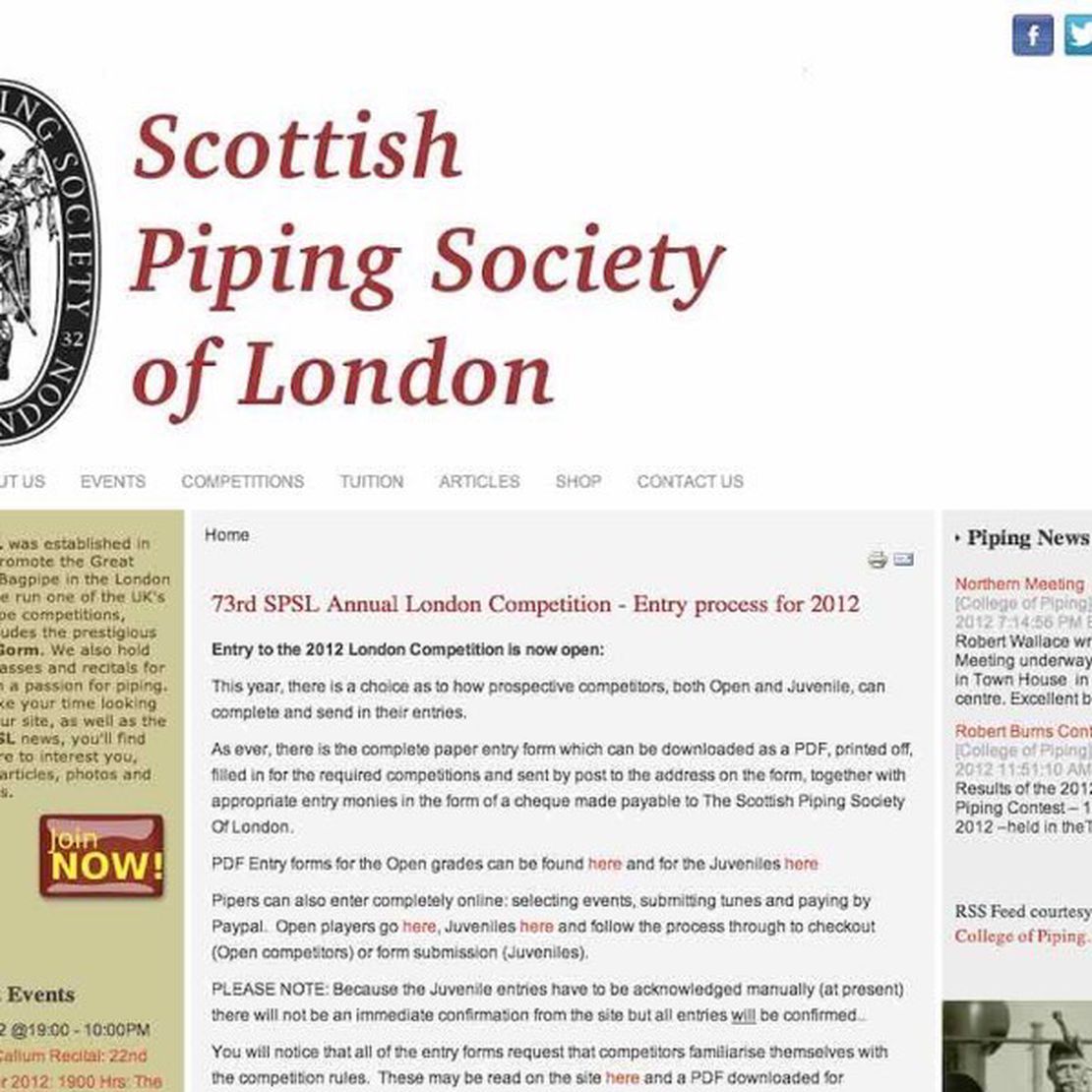 scottish piping society of london