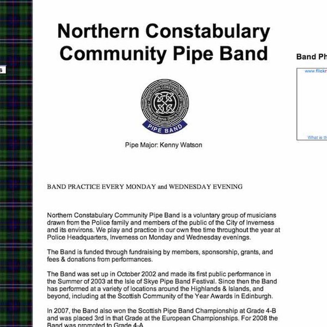 northern constabulary pipe band