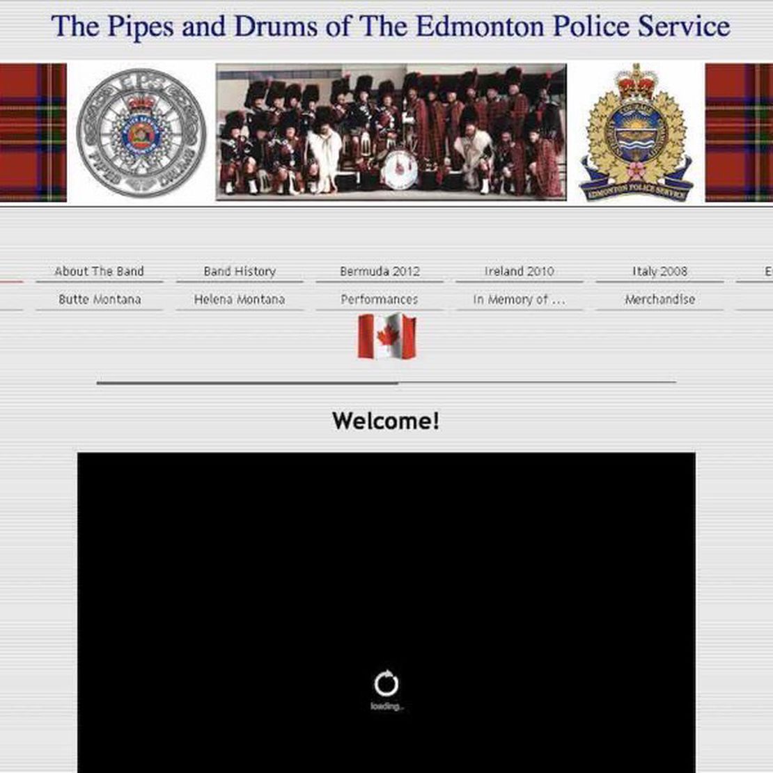 pipes and drums of the edmonton police service