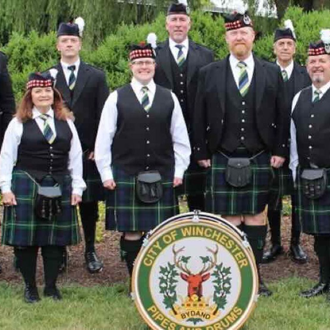 city of winchester pipeband