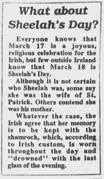 Sheelah's Day Sheelah's Day